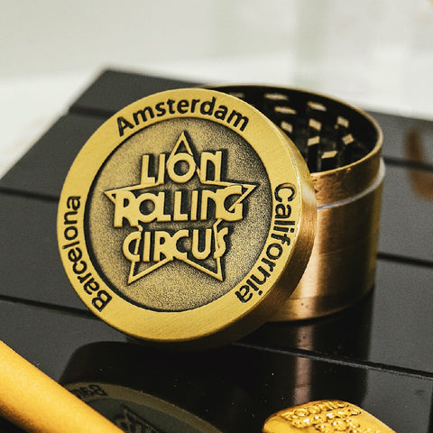 Lion Rolling Circus - Gold Grinder (3-part) (12pc display)