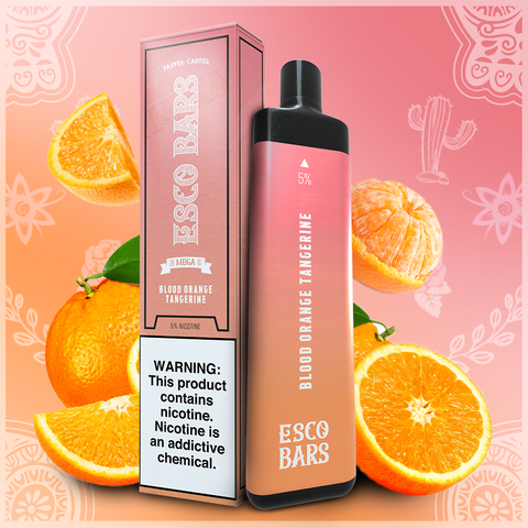 Esco Bars - Blood Orange Tangerine MEGA 5000 Puffs (10pc display)