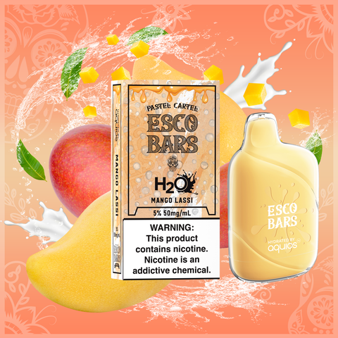 Esco Bars - Mango Lassi H2O 6000 Puffs (10pc display)