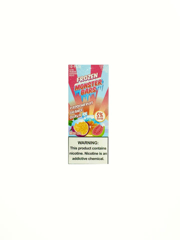 Frozen Monster Bars - Passionfruit Orange Guava Disposable 3500 Puffs (10pc display)