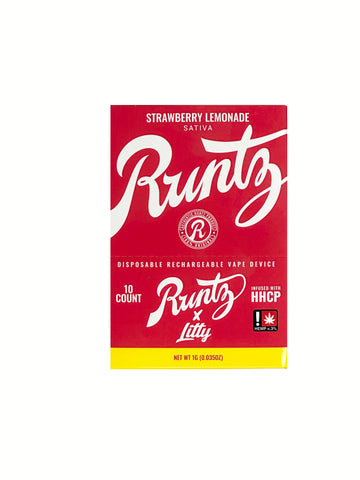 Runtz x Litty - HHC-P Strawberry Lemonade Sativa 1 gram Disposable (10pc display)